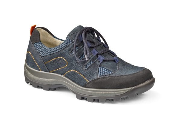 Vandringsskor för män i slitstarkt material med bra grepp och komfort.