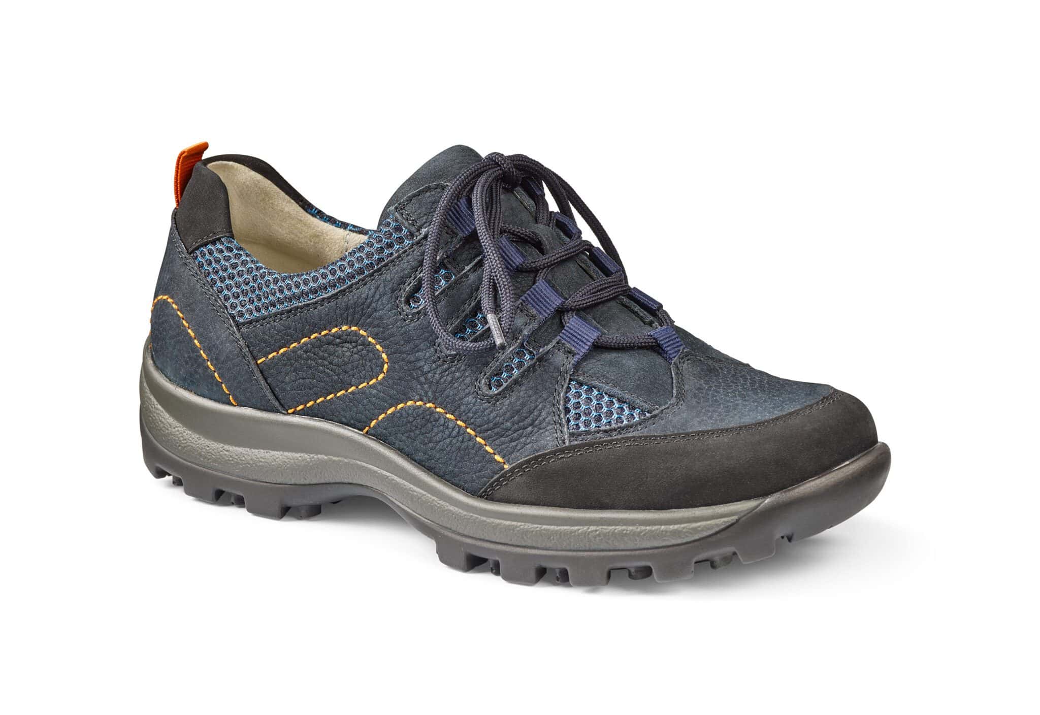 Vandringsskor för män i slitstarkt material med bra grepp och komfort.