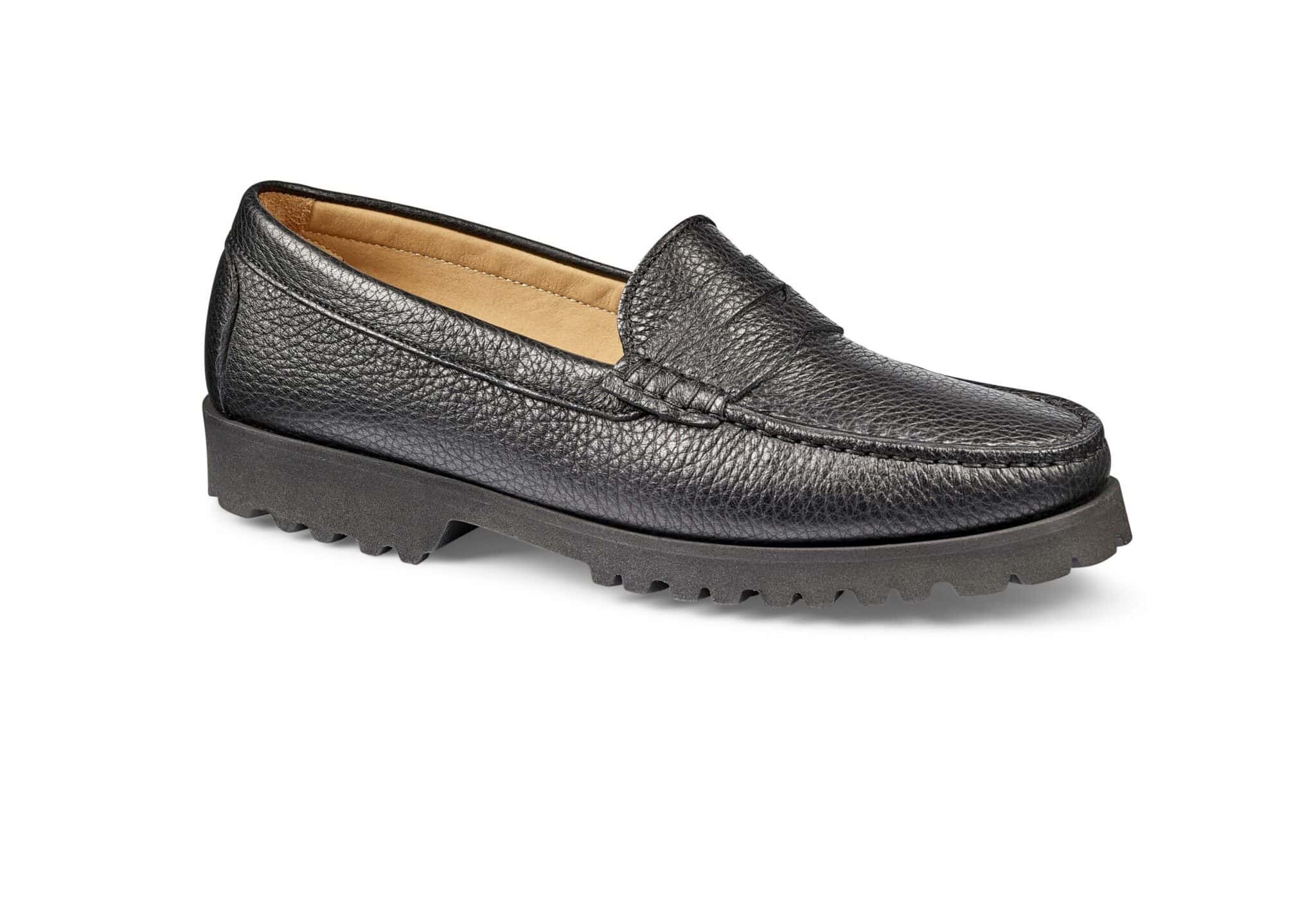 Mörkbruna läderskor för män, bekväma och stilrena.