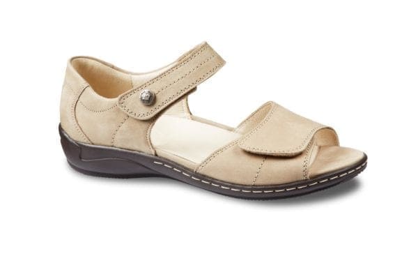 Sandaler med justerbar rem och bekväm sula för dam.